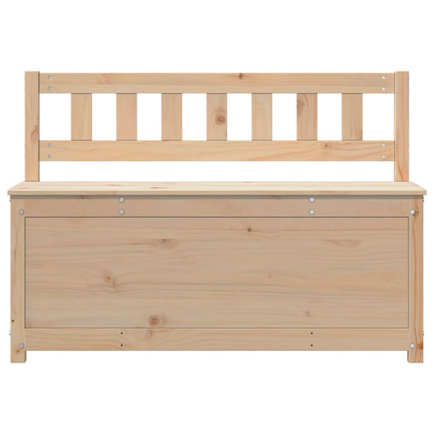 vidaXL Bench 110x41x76.5 cm Solid Wood Pine