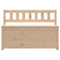 vidaXL Bench 110x41x76.5 cm Solid Wood Pine