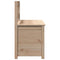vidaXL Bench 110x41x76.5 cm Solid Wood Pine