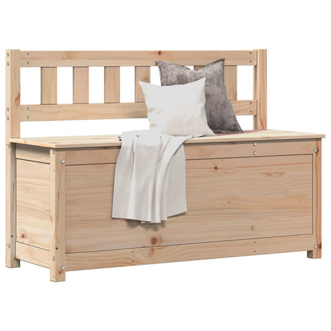 vidaXL Bench 110x41x76.5 cm Solid Wood Pine