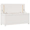 vidaXL Bench White 110x41x76.5 cm Solid Wood Pine