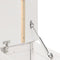 vidaXL Bench White 110x41x76.5 cm Solid Wood Pine