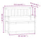 vidaXL Bench 112.5x51.5x96.5 cm Solid Wood Pine