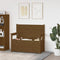 vidaXL Bench Honey Brown 112.5x51.5x96.5 cm Solid Wood Pine