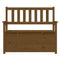 vidaXL Bench Honey Brown 112.5x51.5x96.5 cm Solid Wood Pine