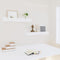 vidaXL Wall Shelves 2 pcs White 50x12x9 cm Solid Wood Pine