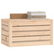 vidaXL Storage Box 59.5x36.5x33 cm Solid Wood Pine