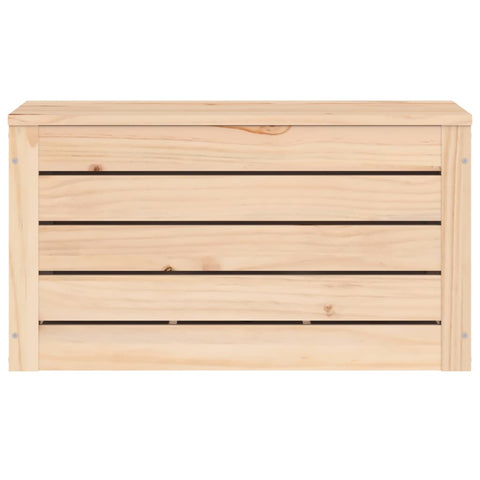 vidaXL Storage Box 59.5x36.5x33 cm Solid Wood Pine