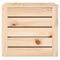 vidaXL Storage Box 59.5x36.5x33 cm Solid Wood Pine