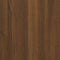 vidaXL Sink Cabinet with Built-in Basin Brown Oak Engineered Wood