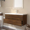 vidaXL Sink Cabinet with Built-in Basin Brown Oak Engineered Wood