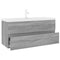 vidaXL Sink Cabinet with Built-in Basin Grey Sonoma Engineered Wood