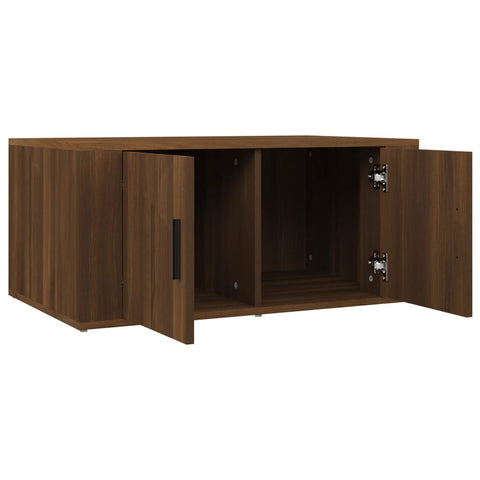 vidaXL Coffee Table Brown Oak 80x50x36 cm Engineered Wood