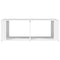 vidaXL Coffee Table White 100x50x36 cm Engineered Wood