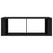 vidaXL Coffee Table Black 100x50x36 cm Engineered Wood