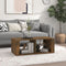 vidaXL Coffee Table Smoked Oak 100x50x36 cm Engineered Wood