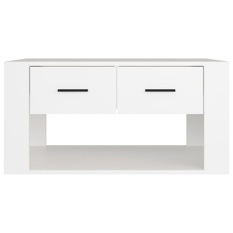 vidaXL Coffee Table White 80x50x40 cm Engineered Wood