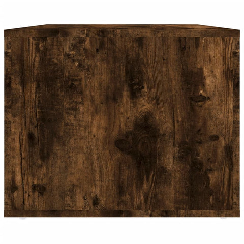 vidaXL Coffee Table Smoked Oak 80x50x40 cm Engineered Wood