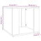 vidaXL Bedside Table Grey Sonoma 41x40x36 cm Engineered Wood