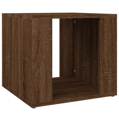 vidaXL Bedside Table Brown Oak 41x40x36 cm Engineered Wood