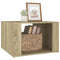 vidaXL Bedside Table Sonoma Oak 57x55x36 cm Engineered Wood