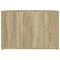 vidaXL Bedside Table Sonoma Oak 57x55x36 cm Engineered Wood