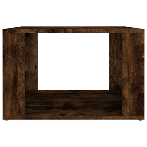 vidaXL Bedside Table Smoked Oak 57x55x36 cm Engineered Wood