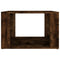 vidaXL Bedside Table Smoked Oak 57x55x36 cm Engineered Wood