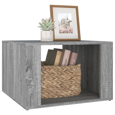 vidaXL Bedside Table Grey Sonoma 57x55x36 cm Engineered Wood