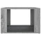 vidaXL Bedside Table Grey Sonoma 57x55x36 cm Engineered Wood