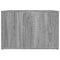 vidaXL Bedside Table Grey Sonoma 57x55x36 cm Engineered Wood