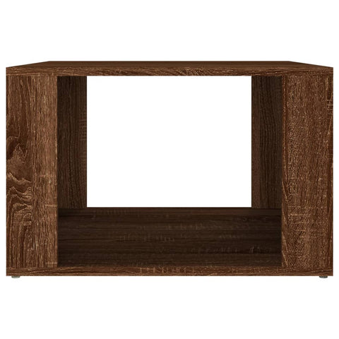 vidaXL Bedside Table Brown Oak 57x55x36 cm Engineered Wood
