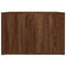 vidaXL Bedside Table Brown Oak 57x55x36 cm Engineered Wood