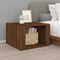 vidaXL Bedside Table Brown Oak 57x55x36 cm Engineered Wood