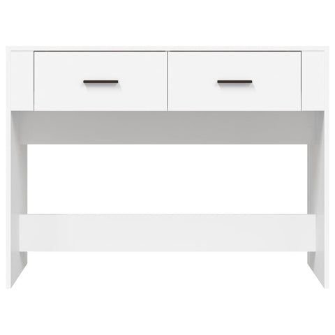 vidaXL Console Table White 100x39x75 cm Engineered Wood
