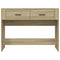 vidaXL Console Table Sonoma Oak 100x39x75 cm Engineered Wood