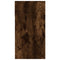 vidaXL Console Table Smoked Oak 100x39x75 cm Engineered Wood
