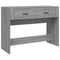 vidaXL Console Table Grey Sonoma 100x39x75 cm Engineered Wood