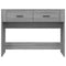 vidaXL Console Table Grey Sonoma 100x39x75 cm Engineered Wood