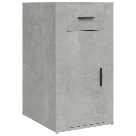 vidaXL Desk Cabinet Concrete Grey 40x49x75 cm Engineered Wood