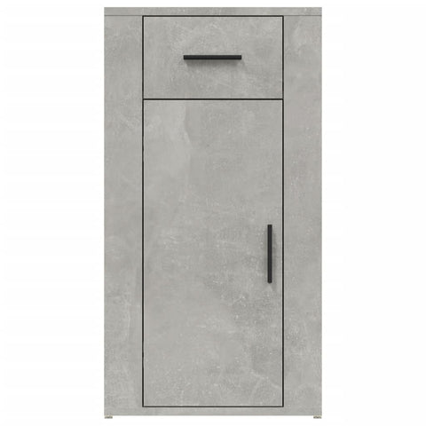 vidaXL Desk Cabinet Concrete Grey 40x49x75 cm Engineered Wood