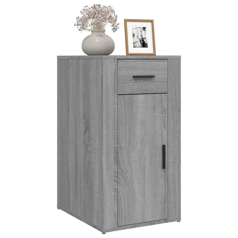 vidaXL Desk Cabinet Grey Sonoma 40x49x75 cm Engineered Wood