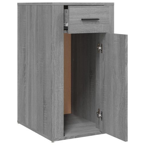 vidaXL Desk Cabinet Grey Sonoma 40x49x75 cm Engineered Wood