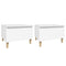vidaXL Side Tables 2 pcs White 50x46x35 cm Engineered Wood