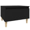 vidaXL Side Table Black 50x46x35 cm Engineered Wood