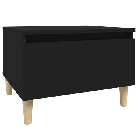 vidaXL Side Tables 2 pcs Black 50x46x35 cm Engineered Wood