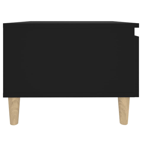 vidaXL Side Tables 2 pcs Black 50x46x35 cm Engineered Wood