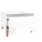 vidaXL Side Table High Gloss White 50x46x35 cm Engineered Wood