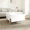 vidaXL Side Tables 2 pcs High Gloss White 50x46x35 cm Engineered Wood