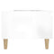 vidaXL Side Tables 2 pcs High Gloss White 50x46x35 cm Engineered Wood